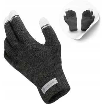 Rukavice Zimní pánské rukavice tmavě šedé dotykové PaMaMi Teplé univerzální