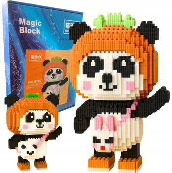 ostatní stavebnice Sada stavebních kostek Panda , Stavebnice s Panda , 1800 dílů