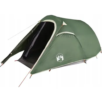 Stan Zelený turistický Stan tunelový pro 3 osoby 283x193x125 cm