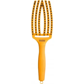 kartáč na vlasy Olivia Garden Kartáč FingerBrush Combo Medium Yellow Sunshine