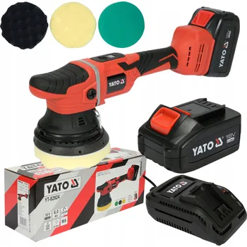 Sada nářadí Orbitální leštička Yato YT-82924 125 mm 18 V