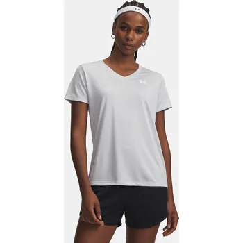 Dámské oblečení Dámské tričko Under Armour Tech SSV- Twist 1384227-014 Šedá XS