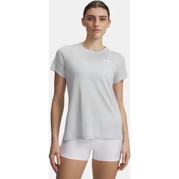 Dámské tričko Dámské tričko Under Armour Tech SSC- Twist 1384230-014 Šedá XS