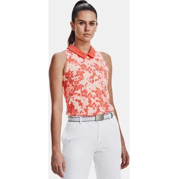 Dámské tílko Under Armour UA Zinger Rise Slvls Polo 1370137-872 Oranžová SM