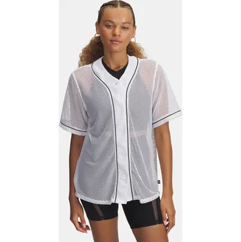 Dámské tričko Under Armour Sportswear Baseball Jerse 1389637-100 Bílá SM