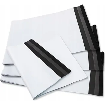 Obálka PLASTOVÉ OBÁLKY FOLIOPAK 100 ks KURIÉRNÍ OBÁLKY FÓLIOVÉ PEVNÉ 450x550 mm 45x55