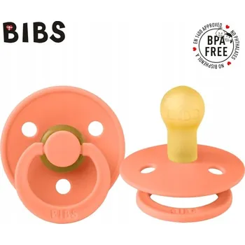 dudlíky Kulatý gumový Dudlík Bibs 0 +