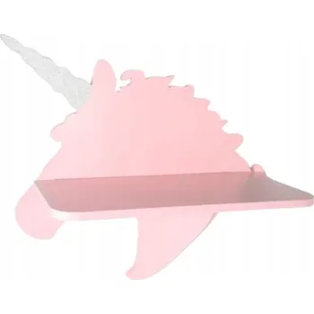 police Police ve tvaru hlavy jednorožce Růžový jednorožec 37 x 15.5 x 29 Cm
