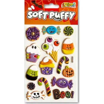 Set školních potřeb Naklejki Puffy Halloween Sweets SWPH-3202 Kolori, Penmate