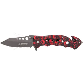 Nůž Kandar N481 red skull