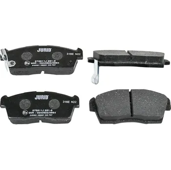 Brzdová destička Sada brzdových destiček, kotoučová brzda JURID 572611J