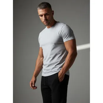 Pánské tričko Sinsay - Tričko - šedá - 1985O-09M - 1985O-09M-M-16