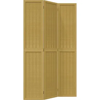 Paraván Paraván bambusový 105-110x200 cm, hnědý