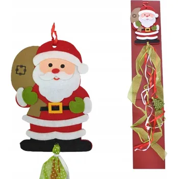 Vánoční dekorace Přívěsek ozdoba vánoční dekorace Mikuláš plst