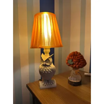 Lampička Dekorativní Noční lampa Stolní lampa Sova LED