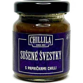 Omáčka Chillila Sušené švestky s papričkami chilli 60 ml Obsah: 60 ml
