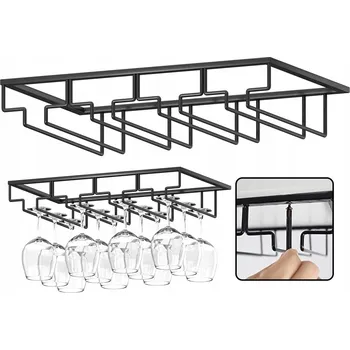 Stojan na víno Držák na skleničky na víno, čtyřřadý, Strukturaruktura ALKO