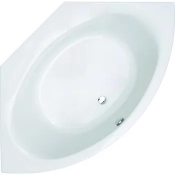 CONCEPT 100 rohová vana 140x140 cm bez rohu, bez nožiček, akrylát