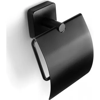 CONCEPT 150 držák toaletního papíru s krytem, nástěnný, matná černá