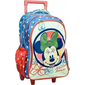 Školní batoh Školní aktovka Disney Minnie Boho na kolečkách, taška 46 cm