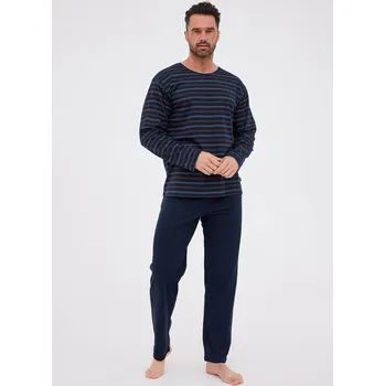 Pyžamo Cornette Various 138/54 long/r S-2XL pánské tmavě modrá XXL