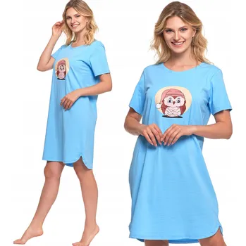 Dámské noční prádlo Noční košile Moraj PDK3000-015 s krátkým rukávem nad kolena velikost S