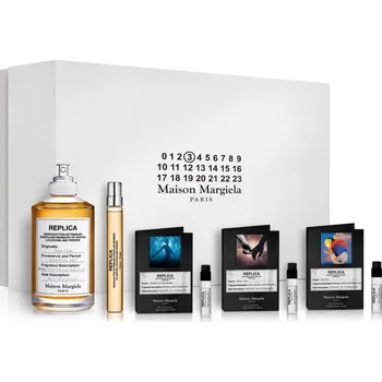 Parfém Maison Margiela REPLICA Maison Margiela REPLICA Jazz Club toaletní voda 100 ml + Maison Margiela REPLICA Jazz Club toaletní voda 10 ml + Maison Margiela REPLICA Celestial Whispers parfémovaná voda 1,2 ml + Maison Margiela REPLICA Flying parfémovaná voda 1