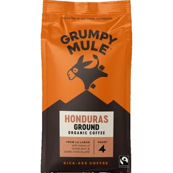 Káva Grumpy Mule BIO Honduras SCA 82+, mletá, Arabica, 200g