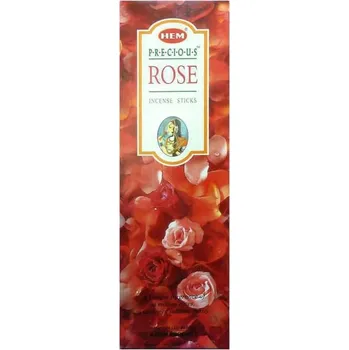 Vonná tyčinka Vonné tyčinky HEM Precious Rose (Cenná Růže) - Láska, Uklidnění (20g)
