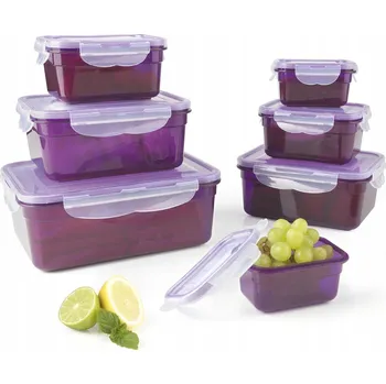 Dóza na potraviny J1316 GOURMETMAXX NÁDOBY NA SKLADOVÁNÍ POTRAVIN SADA 7KS