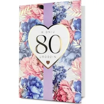 Přání k 80. narozeninám - formát B6