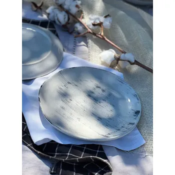 Talíř Talíř kulatý 24 cm Black Loft Plus