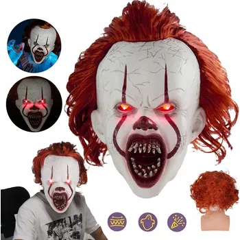 Pleťová maska Maska na obličej Latexová maska klaun