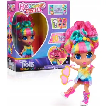 Panenka Panenka Hairdorables Loves DreamWorks Trolls World Tour – 10 překvapení