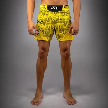 Krátké MMA šortky Venum UFC Zenith Authentic Fight Night - Yellow žluté Velikost: L