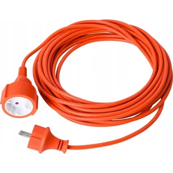 Napájecí kabel Zahradní Prodlužovací Kabel , jednoduchý Ecolight 10 m, 1 ks oranžový