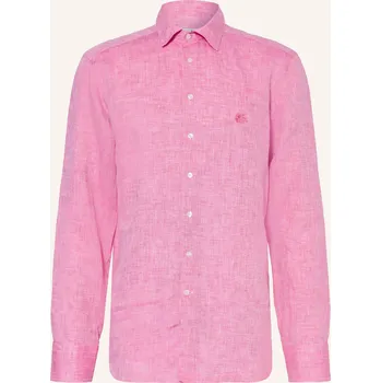 Pánské oblečení Etro Pánská Lněná Košile Regular Fit, růžová, 43