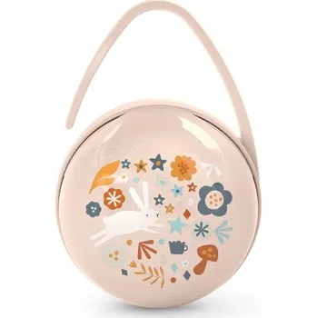 dudlíky SUAVINEX DVOJITÉ POUZDRO / KRABIČKA NA DUDLÍK NA DVA DUDLÍKY WONDERLAND RŮŽOVÁ