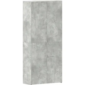 Botník Botník šedá 80 x 35,5 x 180 cm z dřevotřísky