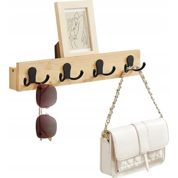 Věšák Šatní ramínko dřevěný Songmics světlý dub