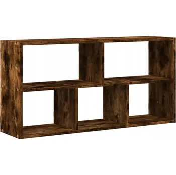 police Nástěnná police v barvě kouřového dubu 100 x 25 x 50 cm