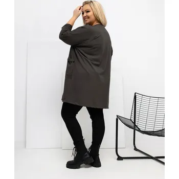 Dámská halenka Halenka RV BZ A1076.00 tmavá khaki jedna velikost