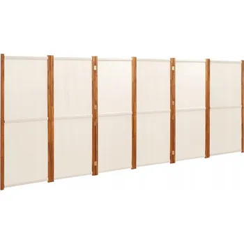 Paraván Paraván krémový 420 x 180 cm
