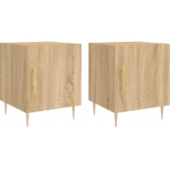 Noční stolek VidaXL Noční stolky, 2 ks, dub sonoma, 40x40x50