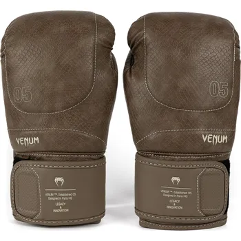 Boxerské rukavice Venum Impact Evo Scales Boxing Gloves - Brown Velikost: 14oz