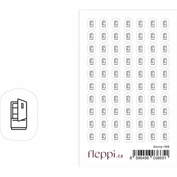 Fleppi Samolepky ikonky - Lednice