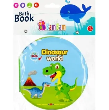 Hračka pro nejmenší Knížka do koupele BamBam Svět Dino