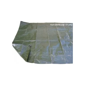 Krycí plachta Plachta s oky 4 m x 6 m zelená