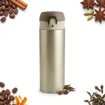 Termoska TERMOSKA CESTOVNÍ TERMOHRNEK OCELOVÝ 450 ml NA KÁVU ČAJ VODU