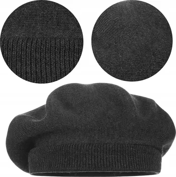 Čepice Majka baret šedý, univerzální velikost, akryl